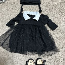 Baby Girl Wednesday Costume