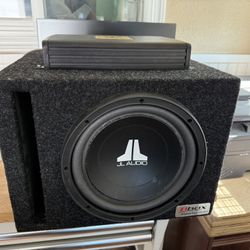 JL 10in sub / Band pass Box / Phoenix Gold Amp