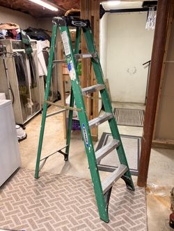 Werner 6ft Fiberglass Ladder 225lbs Capacity