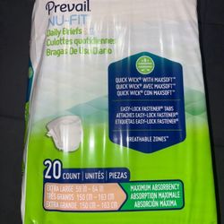 Adult Diapers Prevail XL