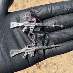 925 Silver AR-15 Style Pendant
