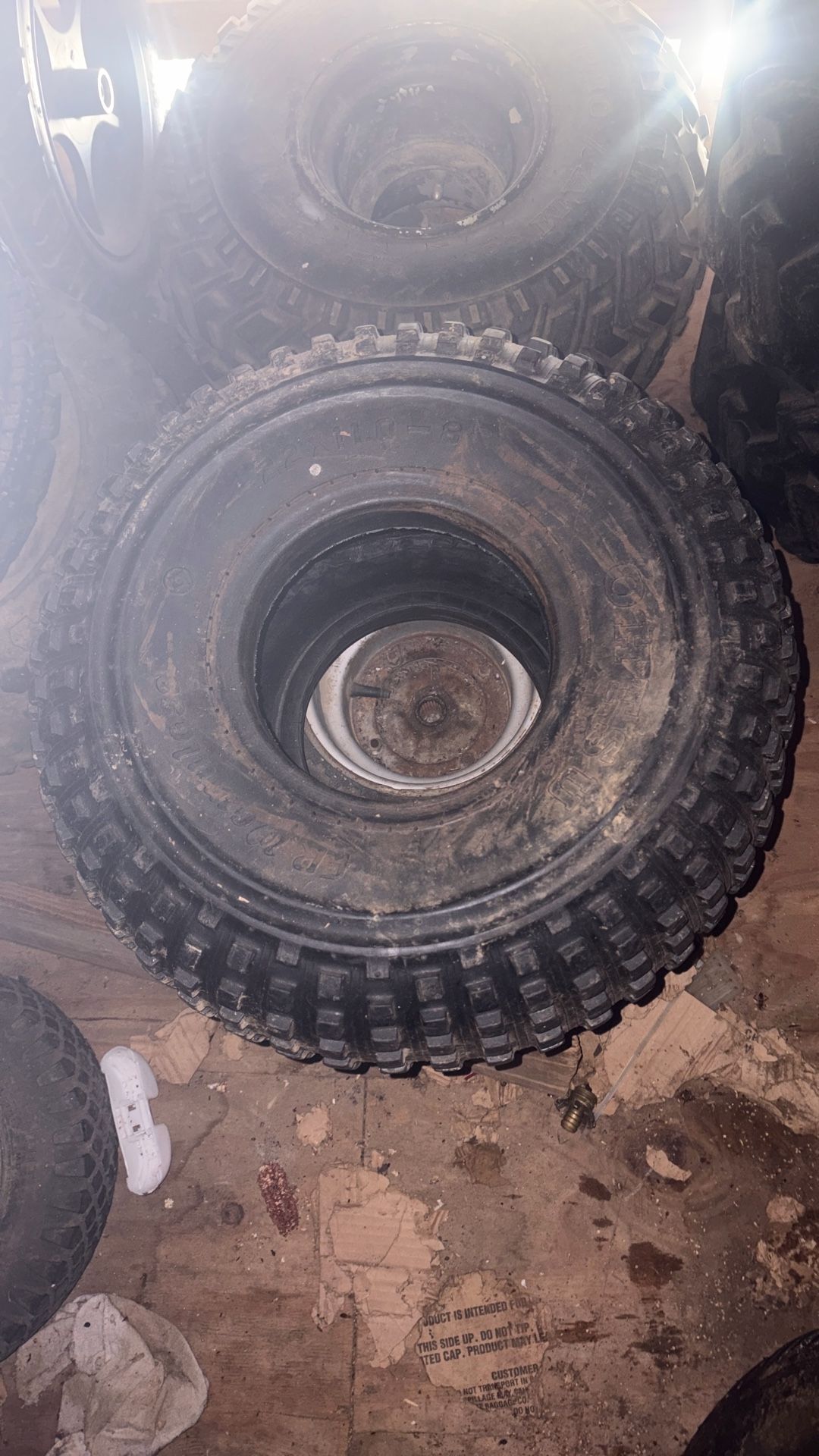 Honda 185S Front Tire Original Low Mile