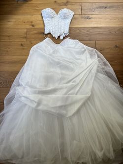 Wedding Dress By Demetrios size 8