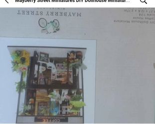 Mayberry Street Miniatures DIY Dollhouse Miniature Coffee House
