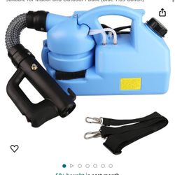 7L Electric ULV Fogger - Portable Ultra-Low Atomizer - Electric Fogger Machine with Adjustable Particle Size 0-50μm/Mm - Suitable for Indoor and Outdo