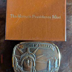 Collectible Statue Of Liberty Belt Buckle