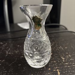 Vintage Waterford Ireland Crystal Pineapple Miniature 4” Glass Bud Vase Mini