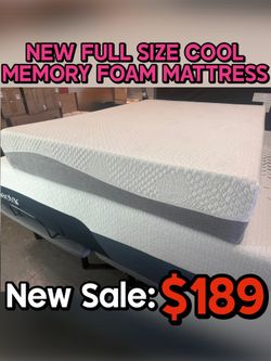NEW FULL SIZE COOL MEMORY FOAM MATTRESS