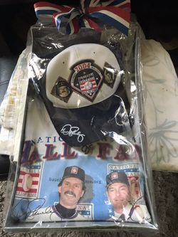 2004 MLB Hall of Fame Hat Eckersley Molitor Baseball RARE