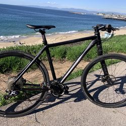 Cannondale lefty urban 1 27 speed medium -large lightweight aluminum frame with hydraulic disc brakes a