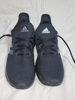 Adidas Black & Silver Slip-On Sneakers Women’s 7.5