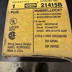Connector/Plug Electrical Hubbell 21415B