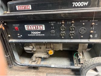 Ironton 7000 watt generator