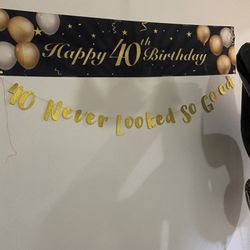 40 Birthday Decorations 