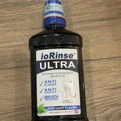 ioRinse Ultra: The Most Dentist-Recommended Periodontal Rinse & Gum Mouthwash of its Kind. Fights Gingivitis, Bleeding Gums, Dental Plaque & Bad Breat