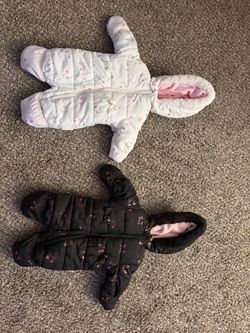 0/3mo baby snow suits