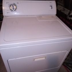 Whirlpool White Frontload Super Capacity Electric Dryer 