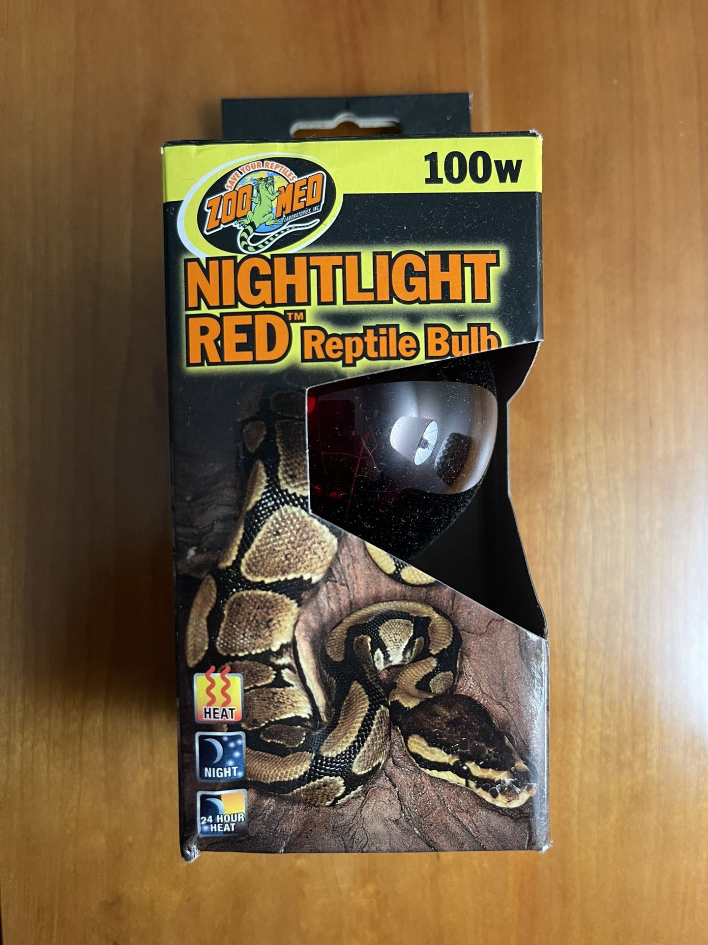 Zoo Med Nightlight Red Reptile Bulb - 100w