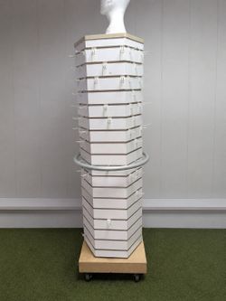 Slat octogon spinner rack