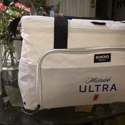 Michelob Ultra Igloo Cooler And Stanley Cup