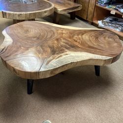 Beautiful and Unique  Monkeypod Coffee Table!