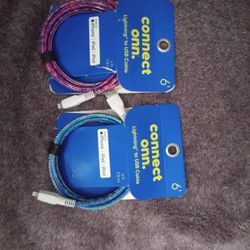 👀👀6' CONNECT ONN. USB CABLE FOR IPHONE,IPAD,IPOD