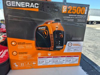 Generac gp 2500 inverter generator, firm on price