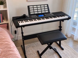 Donner 61-Key Electric Keyboard Piano + Stand & Stool