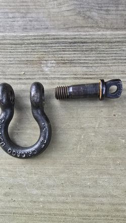 1/2" Steel lifting/pulling shackle