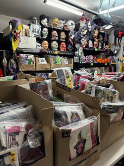 Come get your last minute Halloween Costumes! Lots to choose from. Adults, kids, babies and plus sizes