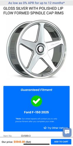 24 Inch Giovanna Cinque Wheels For F-150 6x135