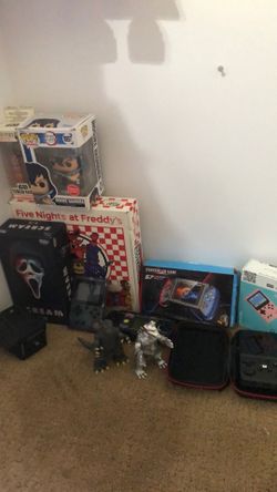 Video game stuff and Funko figures