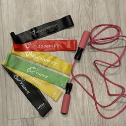 Exercise Bands & Jump Rope  
