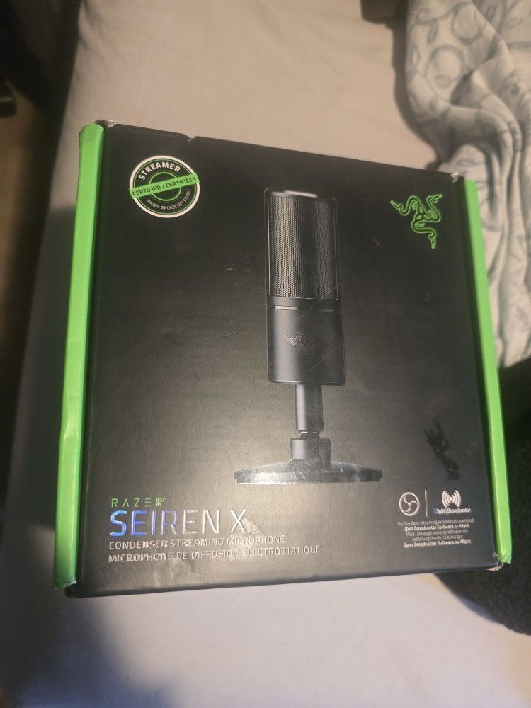 Sealed Razor X Streaming Mic
