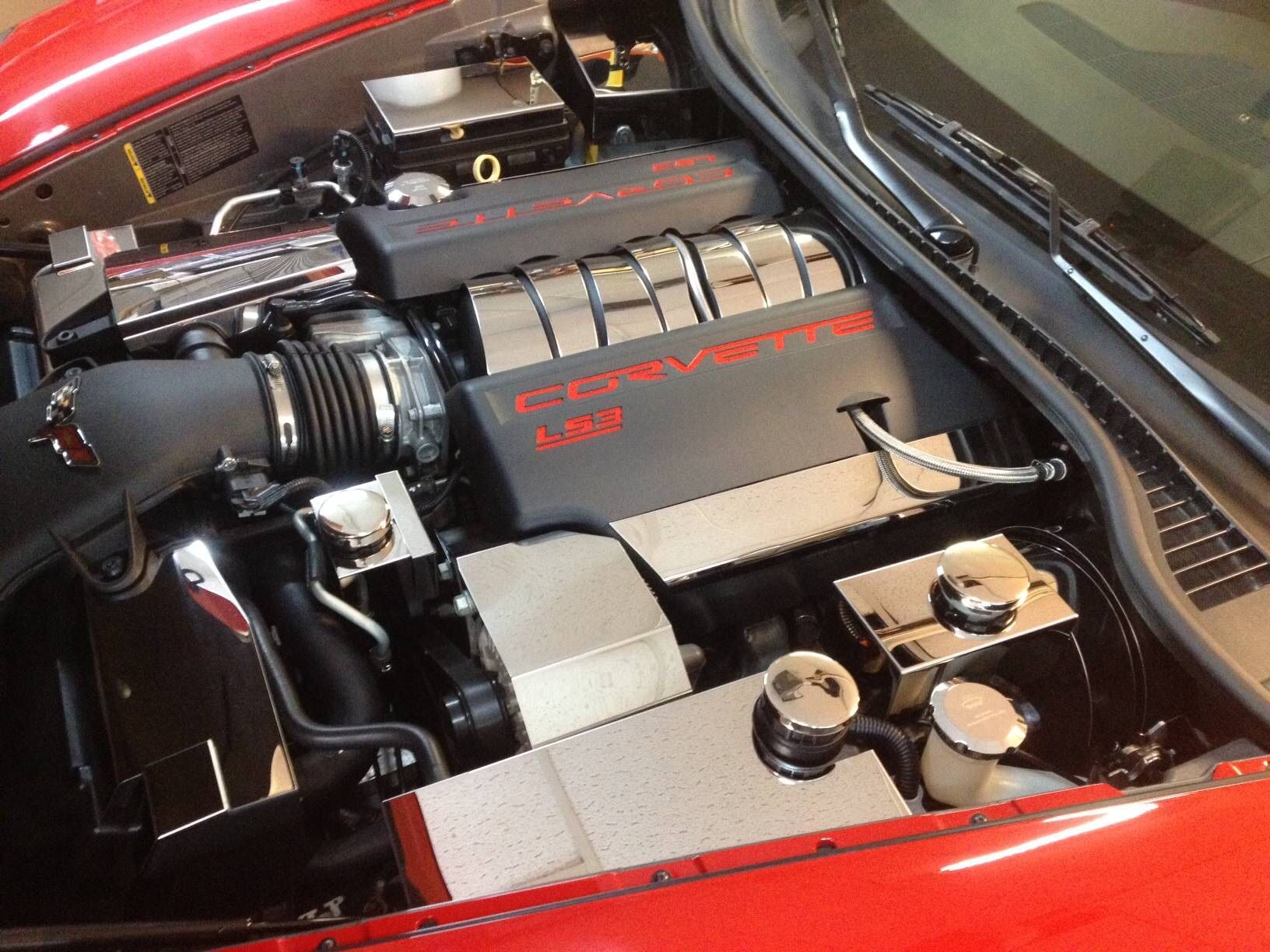 Stainless steal chrome engine covers for corvette Camaro impala for