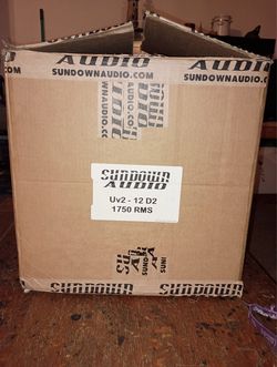 Sundown Audio U-Series V2 12” D2 Subwoofer