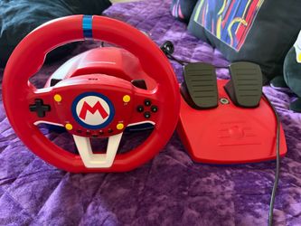 Mario kart steering wheel/pedals