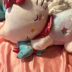 Hello Kitty Sleeping Plush 18”