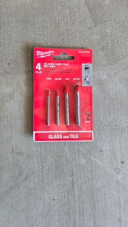 Milwaukee carbide glass and tile drill bit