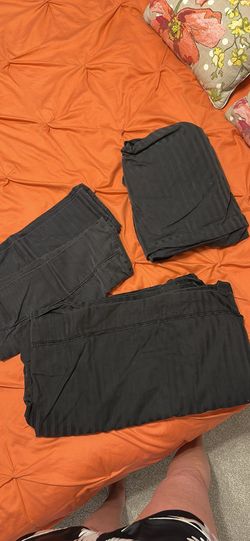 Queen Black Sheet Set
