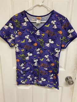 Snoopy Scrub Top