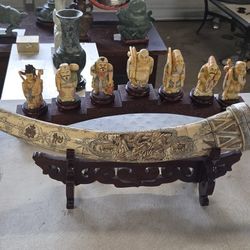 Antique Estate Please Scroll Left To See More Pictures Scroll Down To Description For Info And See 65 More Sculptures