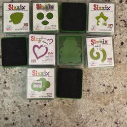 Sizzix GREEN Dies - Your Choice Of  10 Designs