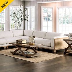 Beige Sectional 