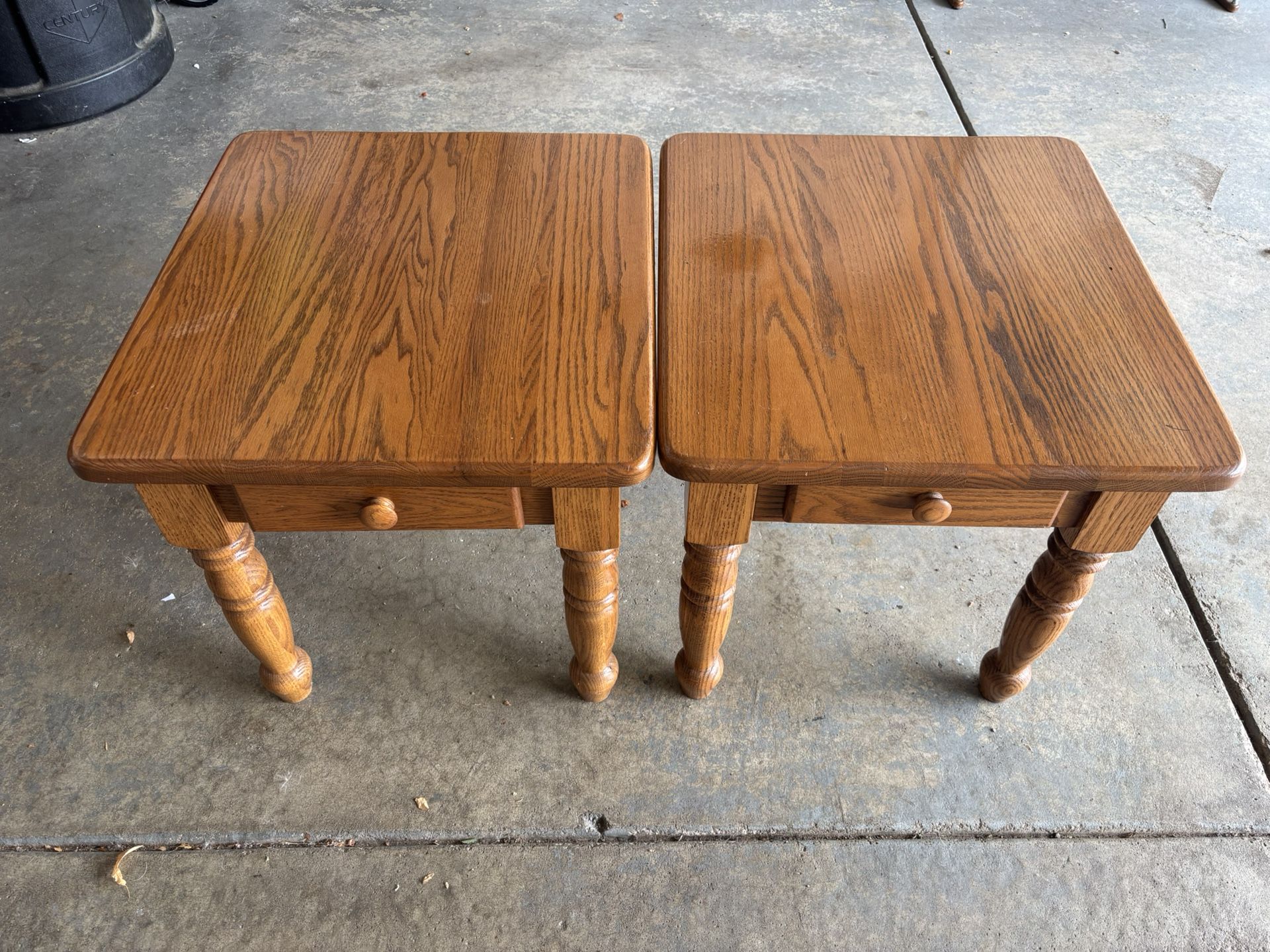 Wood End Tables