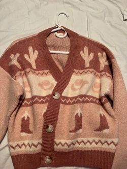 Cowboy pink sweater