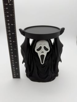 Ghostface candle holder