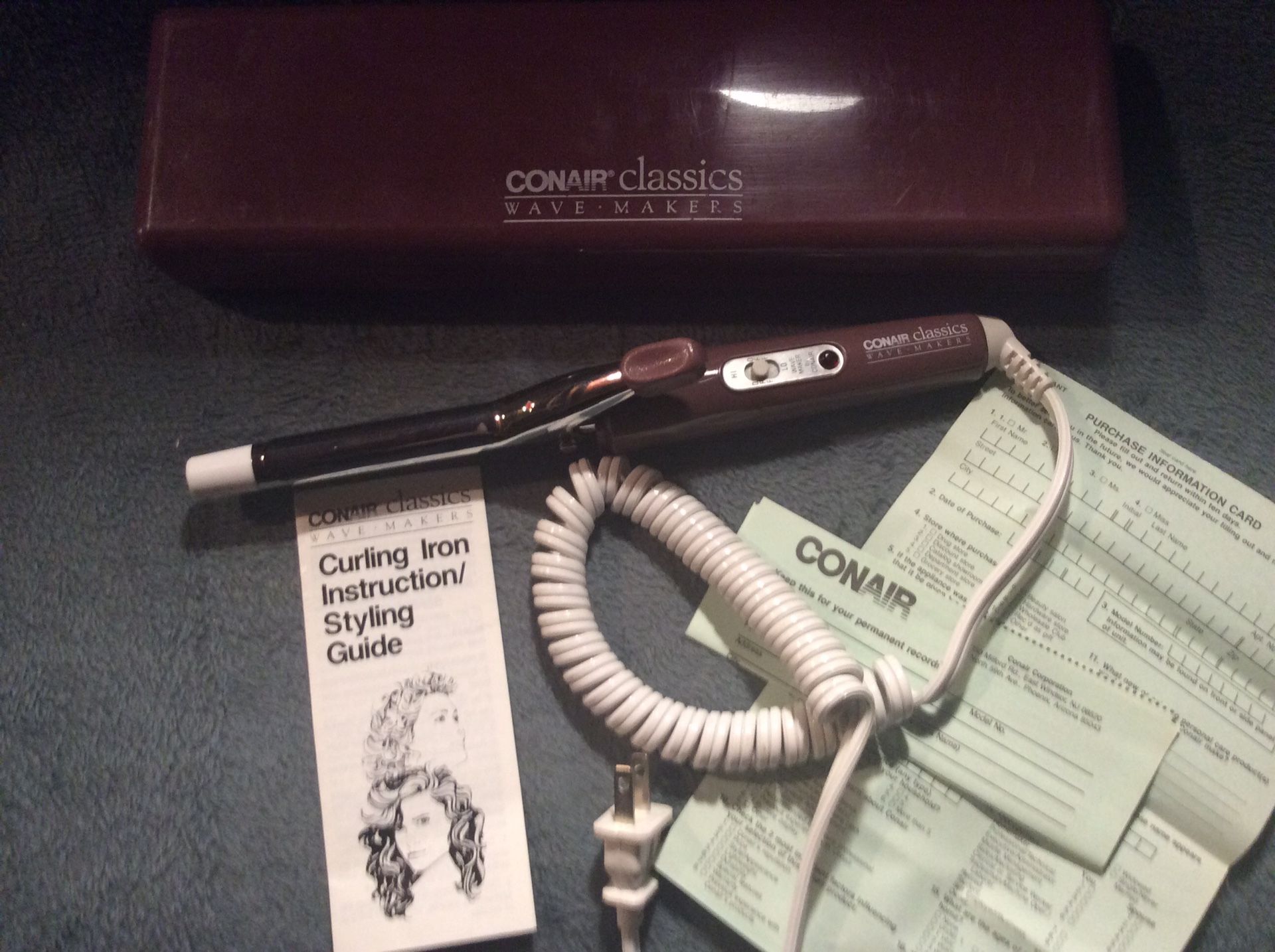 Con air classic wave maker curling iron