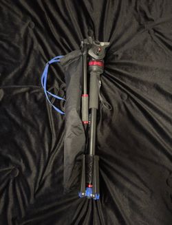 Manfrotto Fluid Head and Benro Monopod
