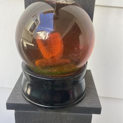 Baseball theme snow globe